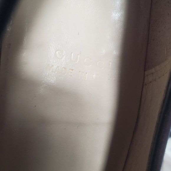 Vintage GUCCI Women’s Size 36 Brown Suede Heel Loafers - Picture 7 of 9